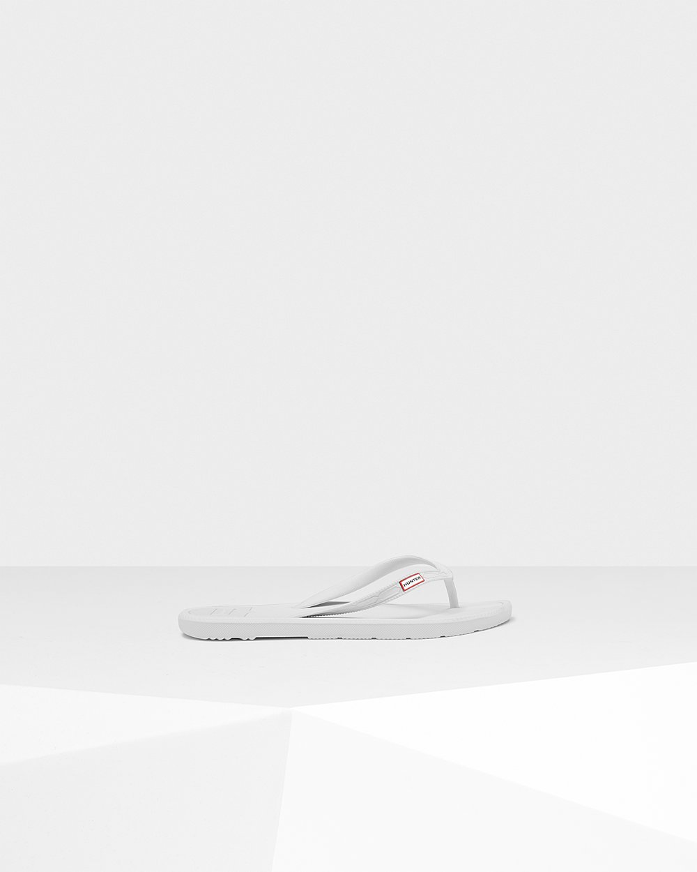 Womens Hunter Flip Flops White - Original - 0486235-EO